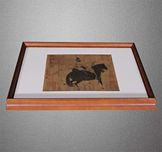 巴塘书画装裱配框服务案例